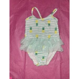 Swimsuit 6-9 months pineapples